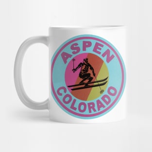 Aspen Colorado Skiing Ski Mug